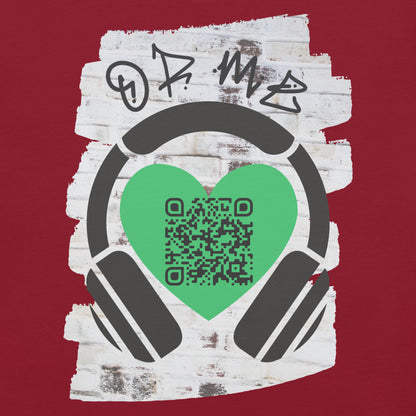 Music Sharing QR Code T-Shirt – Share Your Playlist!