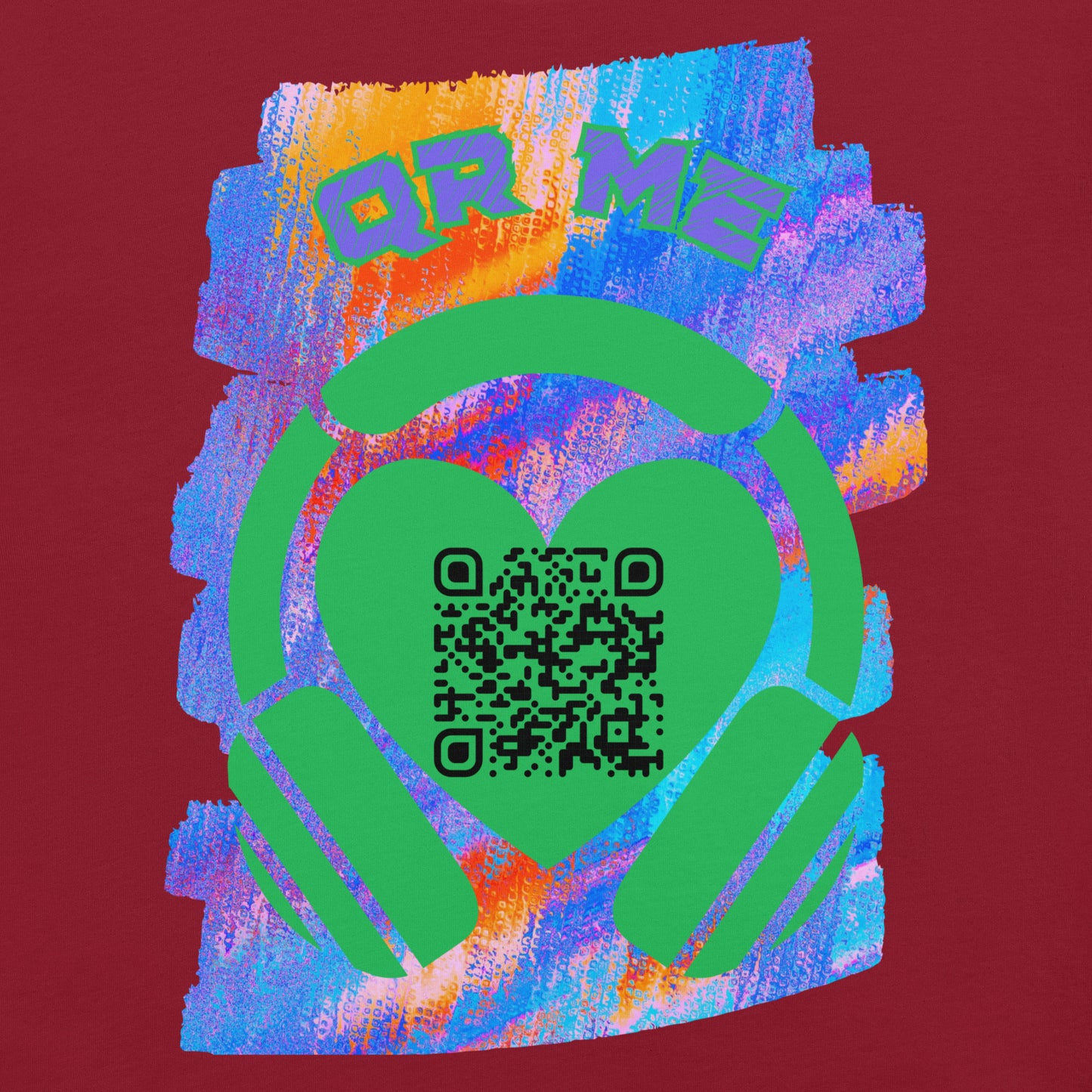 No.1 Music Fan QR Code T-Shirt – Share Your Playlist