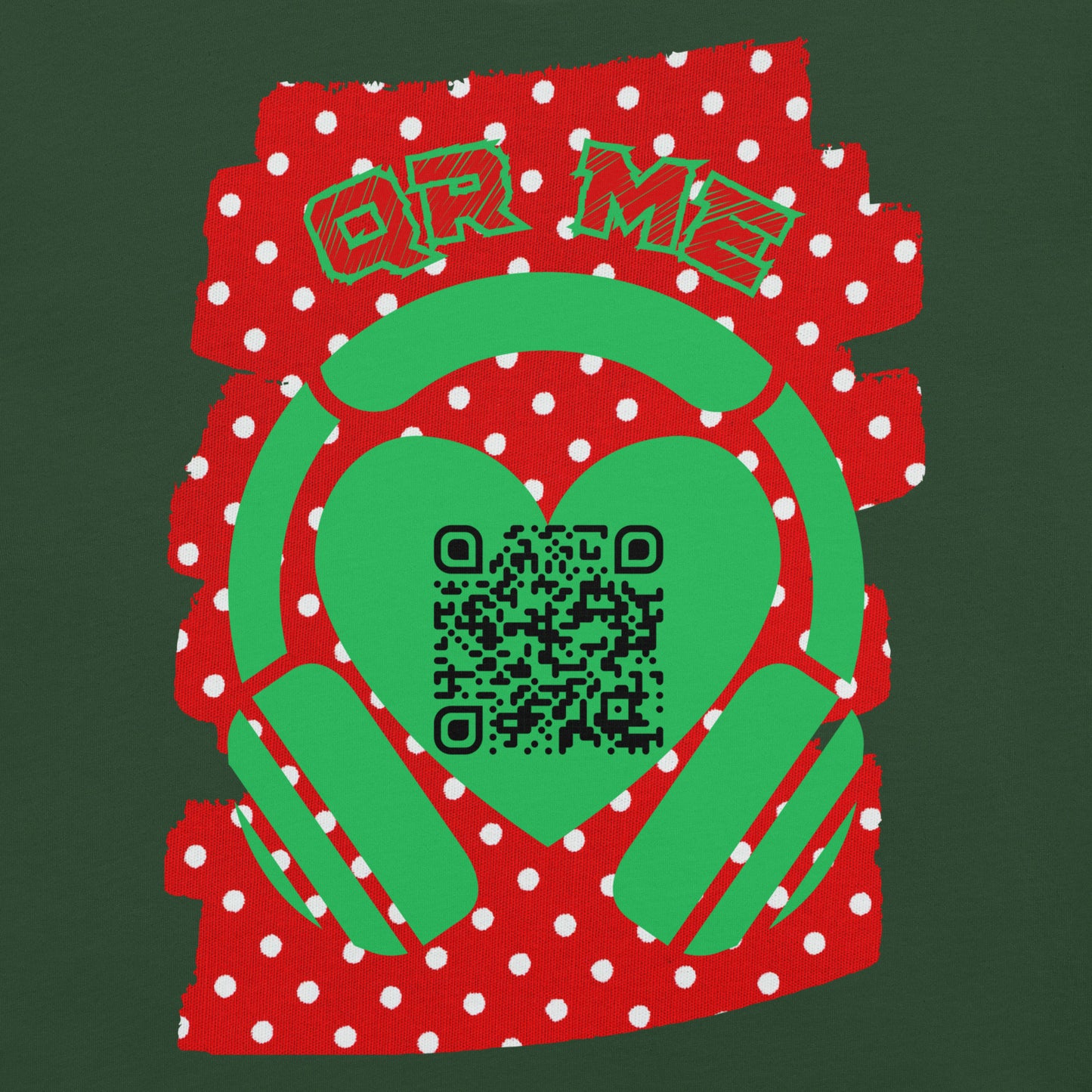 R&B QR Code T-shirt – Share Your Spotify Playlists