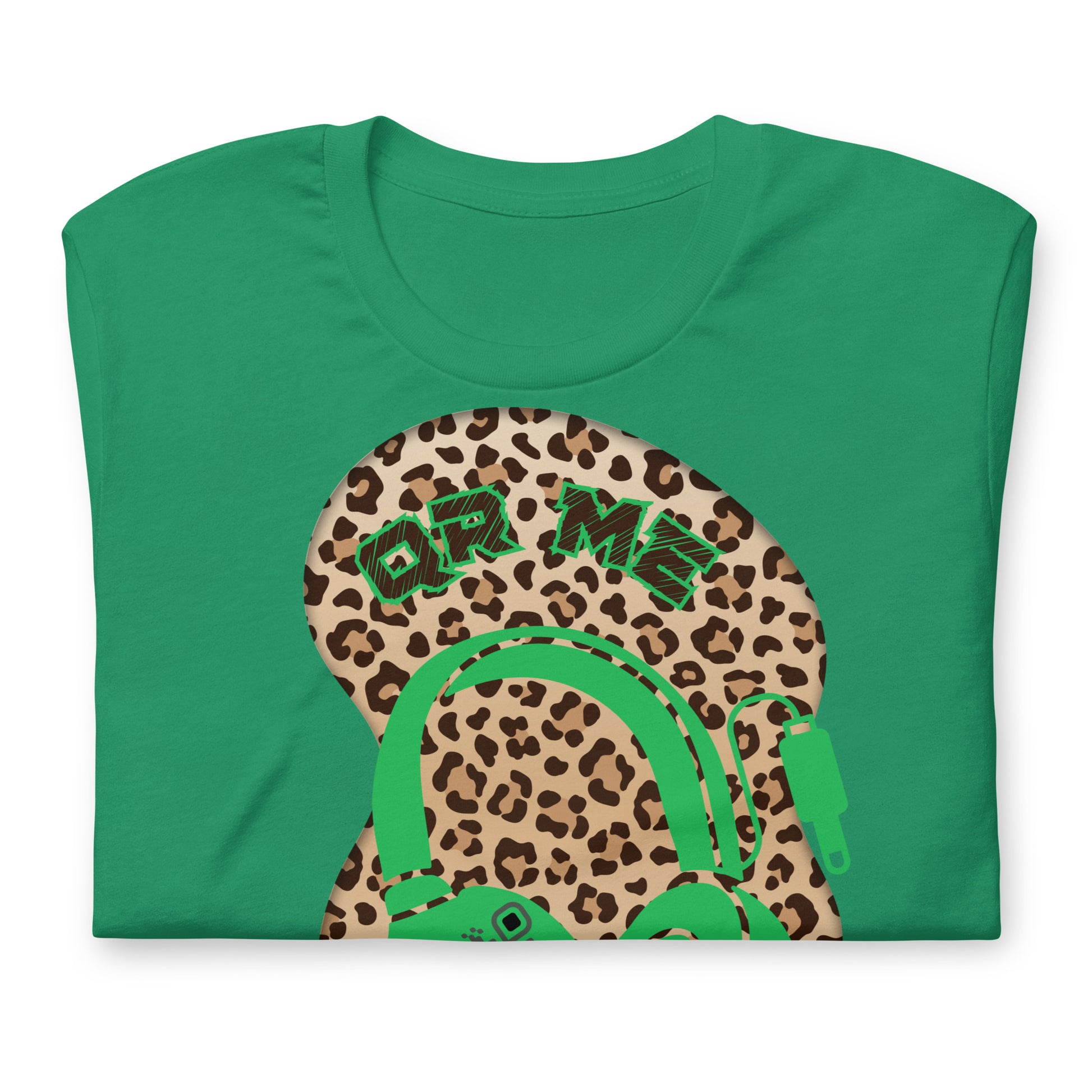 Leopard Print QR Code T-Shirt – Share Your Music Wildly