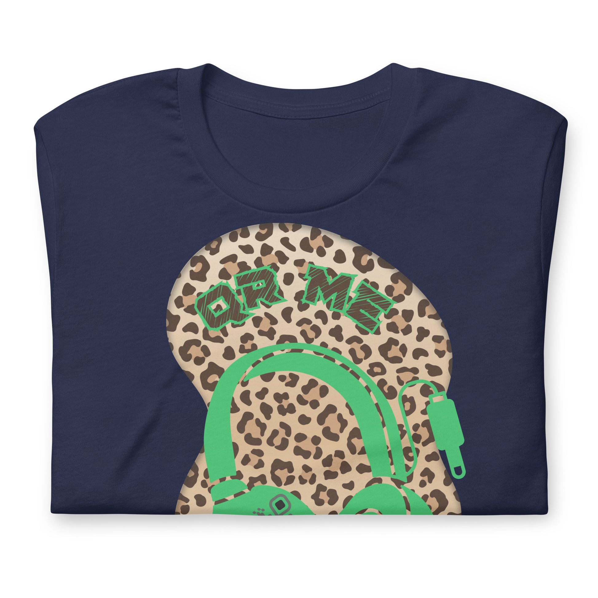 Leopard Print QR Code T-Shirt – Share Your Music Wildly