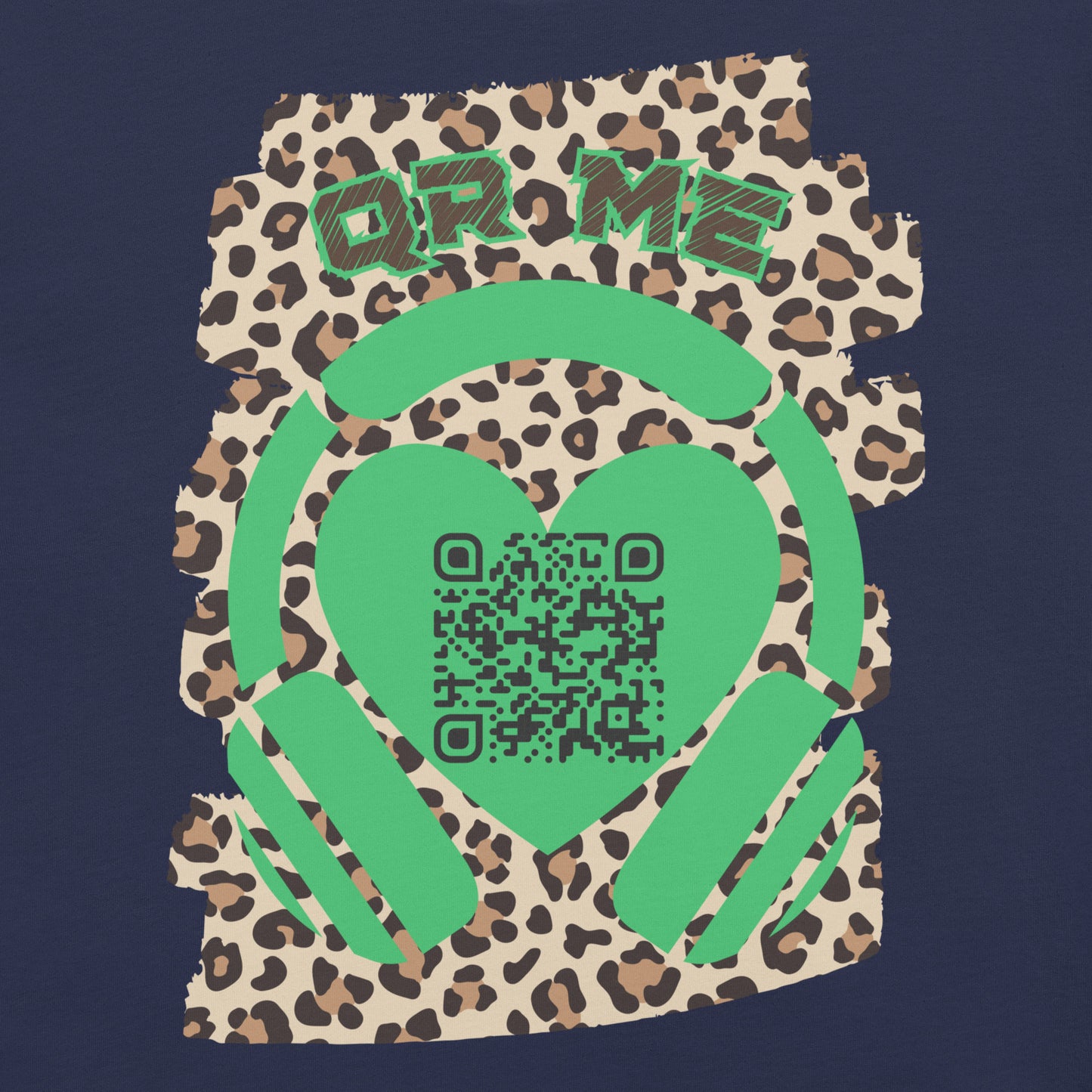 Collaborative Playlist QR Code T-shirt – Share Your Music