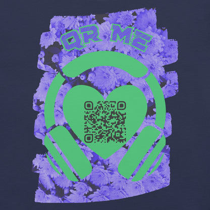 Fruits Music QR Code T-shirt – Share Your Spotify Vibes