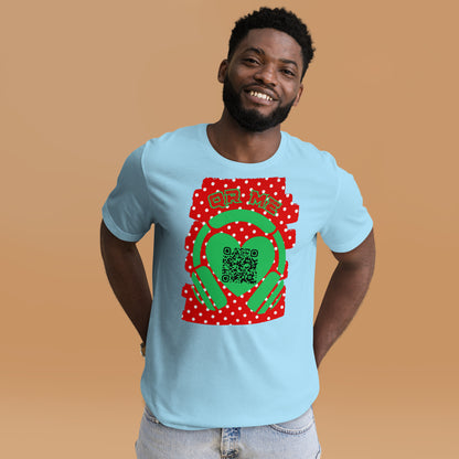 R&B QR Code T-shirt – Share Your Spotify Playlists