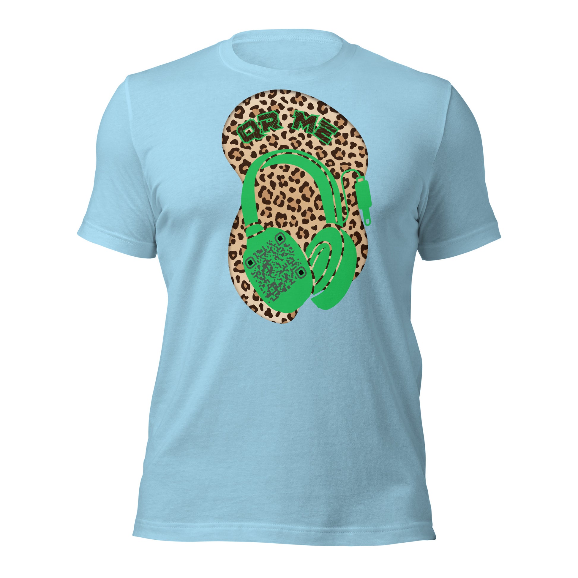 Leopard Print QR Code T-Shirt – Share Your Music Wildly