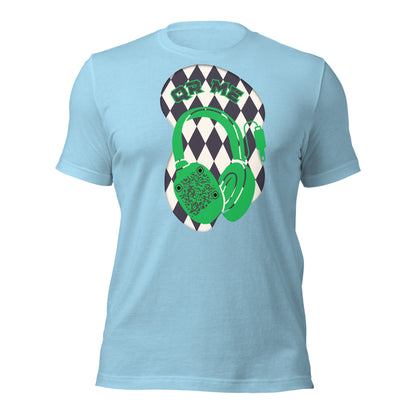 Harlequin QR Code T-Shirt – Share Your Tunes with Flair