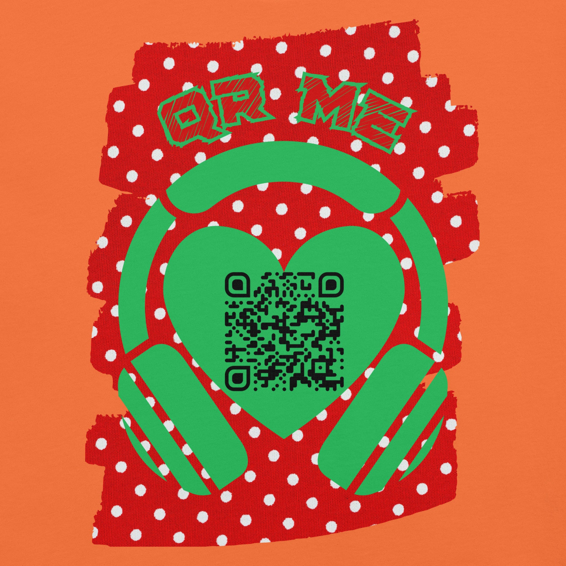 R&B QR Code T-shirt – Share Your Spotify Playlists