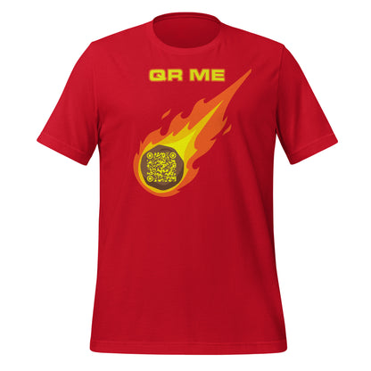 Galactic Gear: Personalized QR Code Unisex T-Shirt