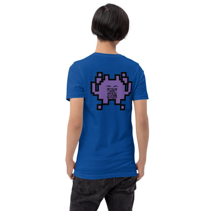 Alien Emoji Personalized QR Code Unisex T-Shirt