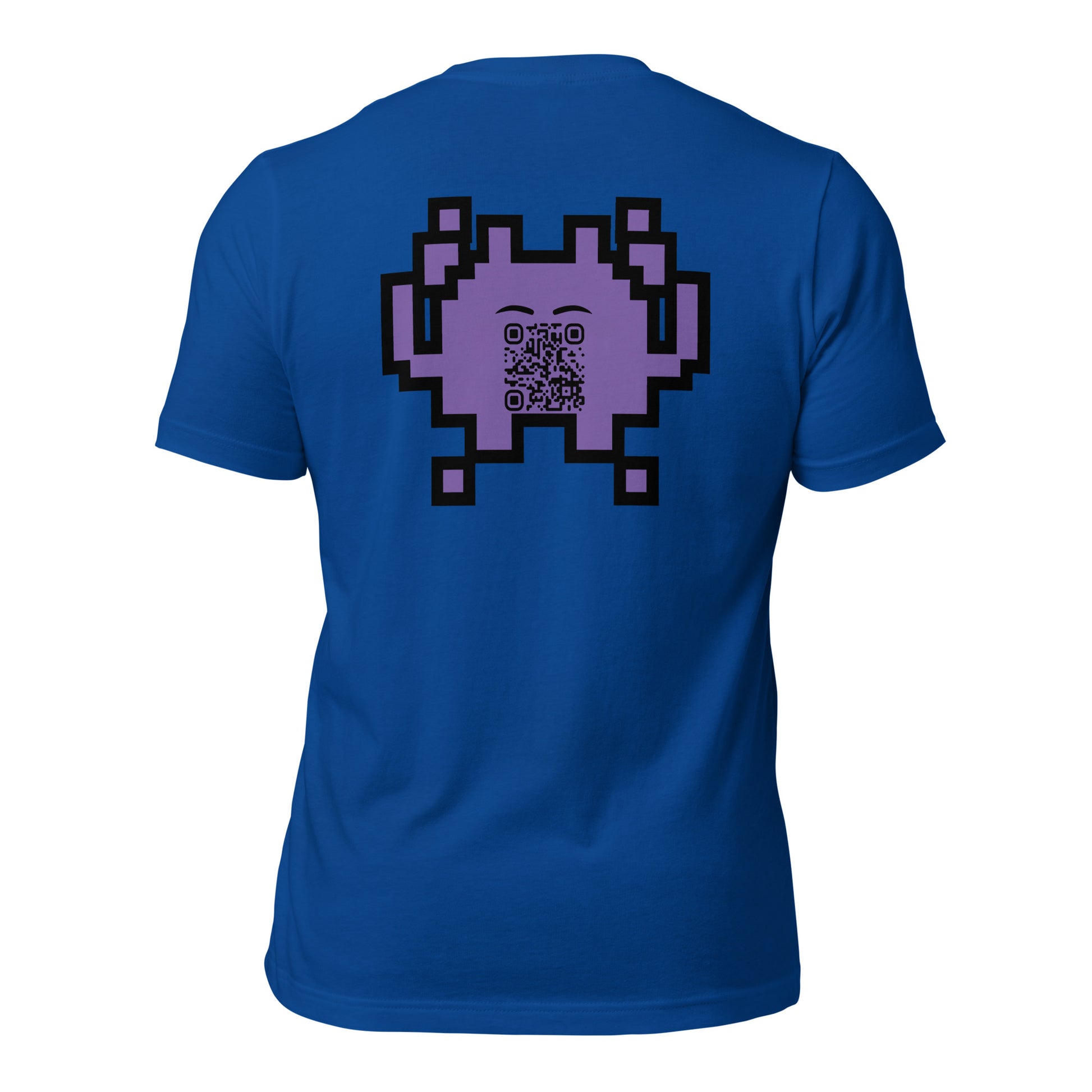 Alien Emoji Personalized QR Code Unisex T-Shirt-QR GEAR STORE