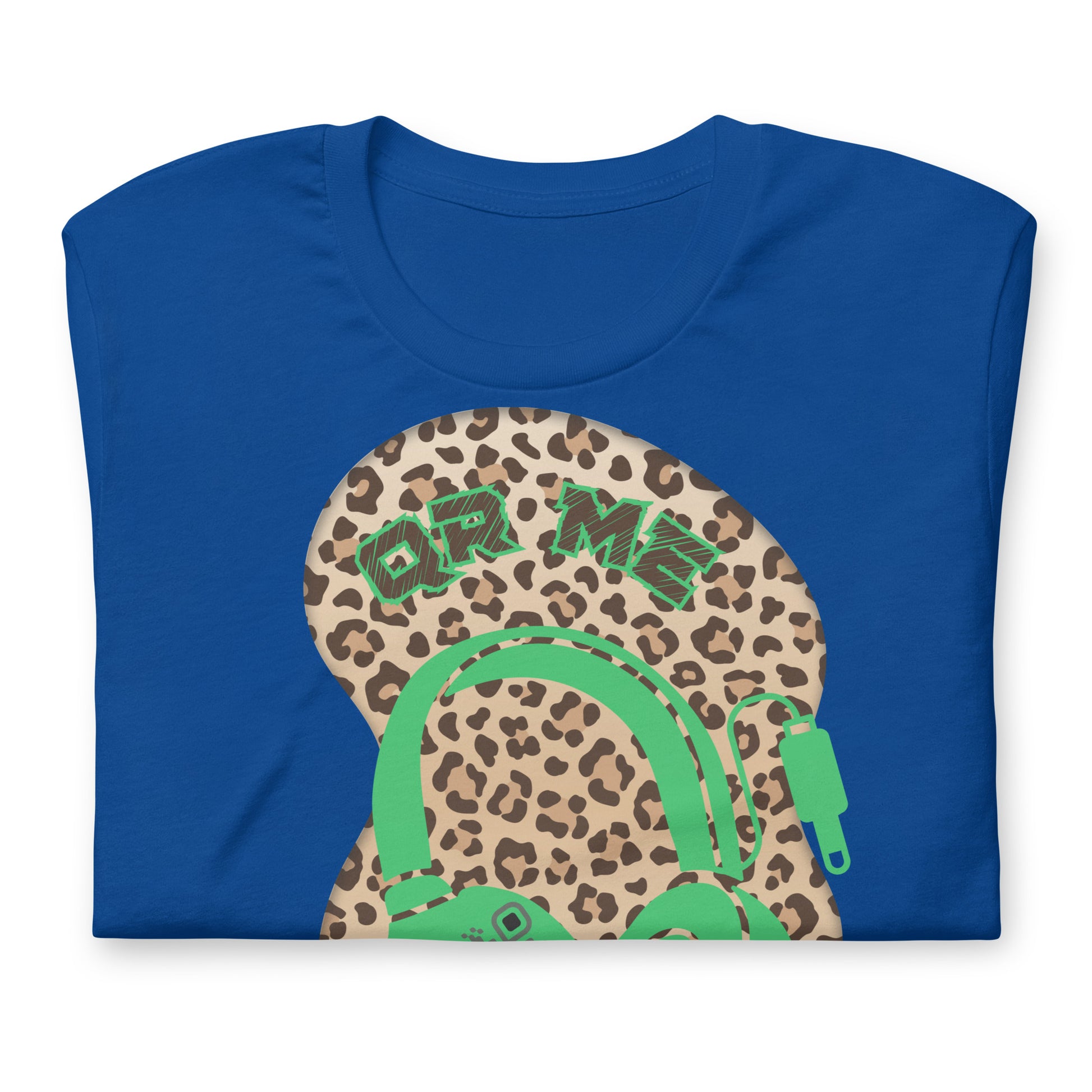 Leopard Print QR Code T-Shirt – Share Your Music Wildly