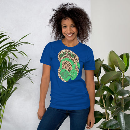 Leopard Print QR Code T-Shirt – Share Your Music Wildly