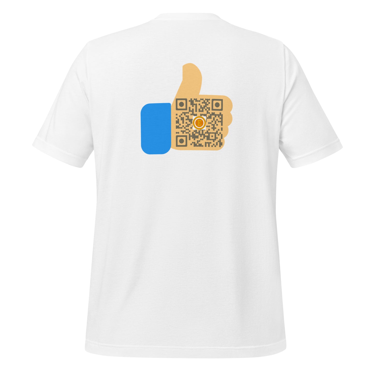 Social Influencer QR Code Unisex t-shirt-QR GEAR STORE