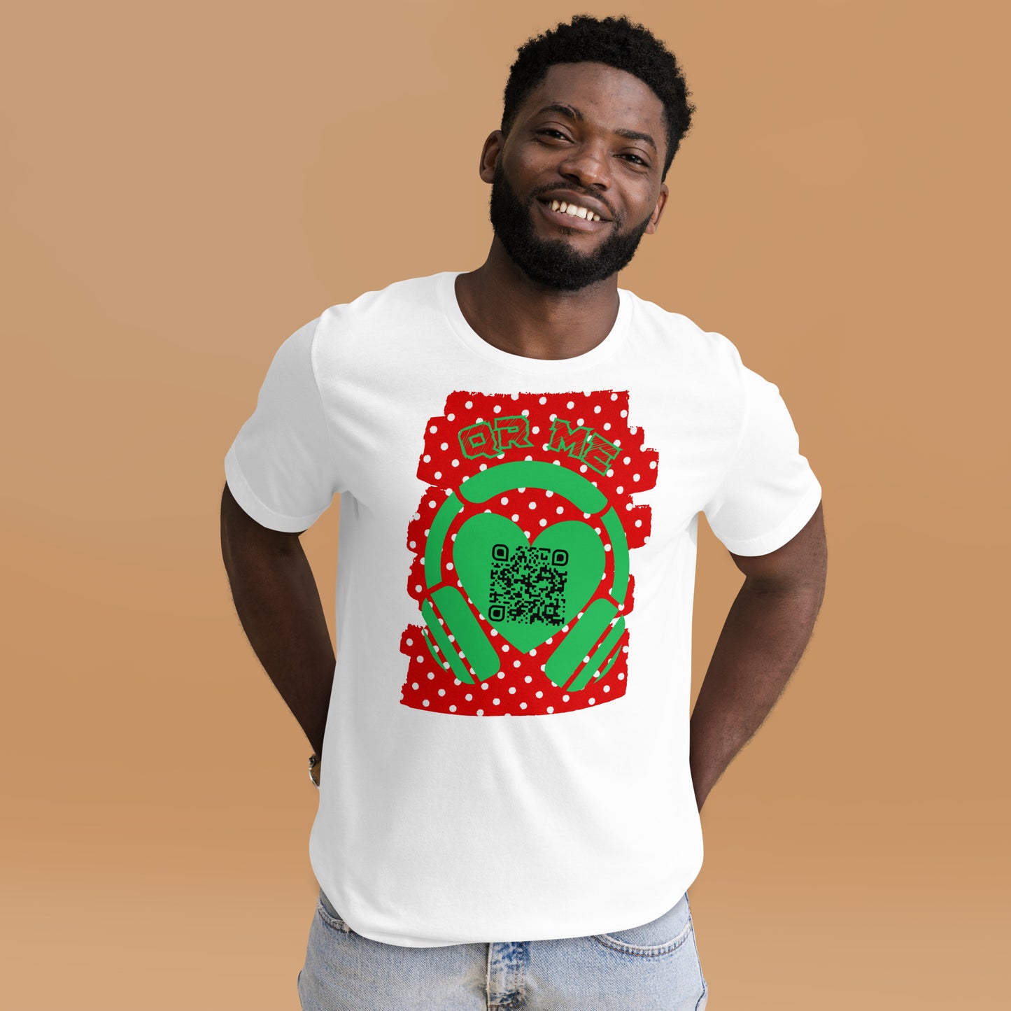 R&B QR Code T-shirt – Share Your Spotify Playlists