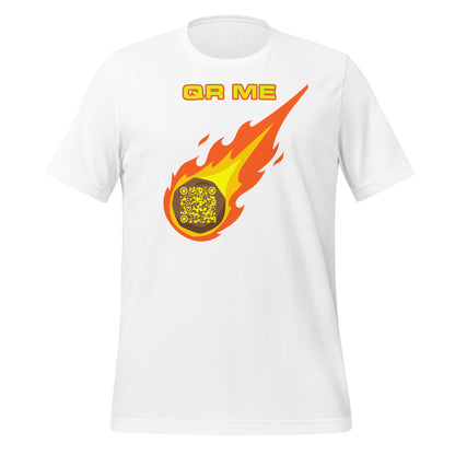 Galactic Gear: Personalized QR Code Unisex T-Shirt