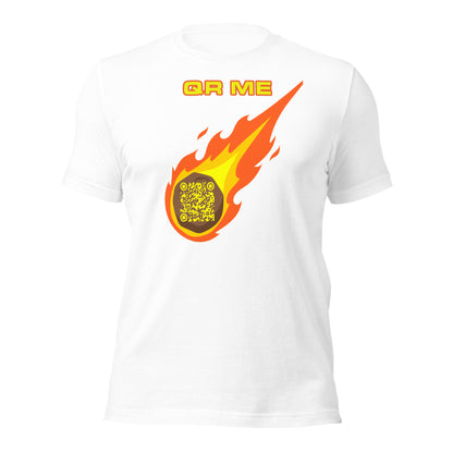 Galactic Gear: Personalized QR Code Unisex T-Shirt