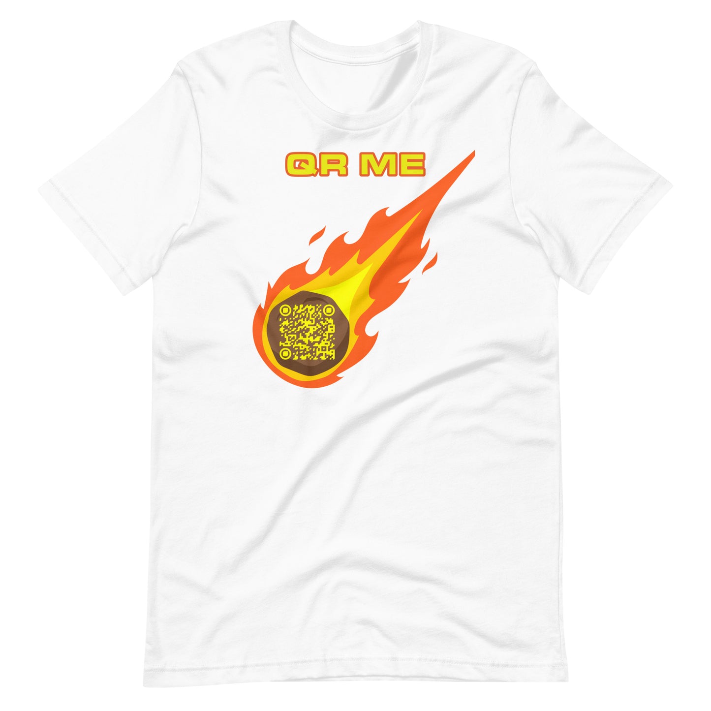 Galactic Gear: Personalized QR Code Unisex T-Shirt