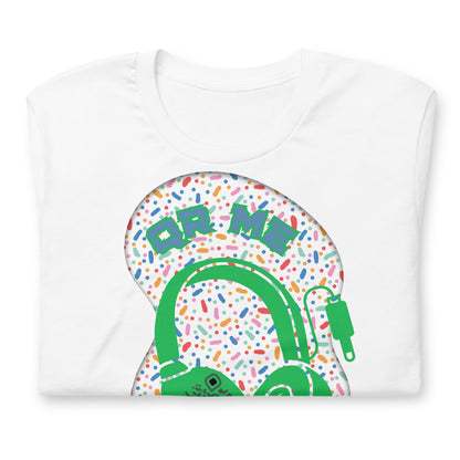 Multicolour Polka Dot QR Code T-Shirt – Share Your Music Playfully