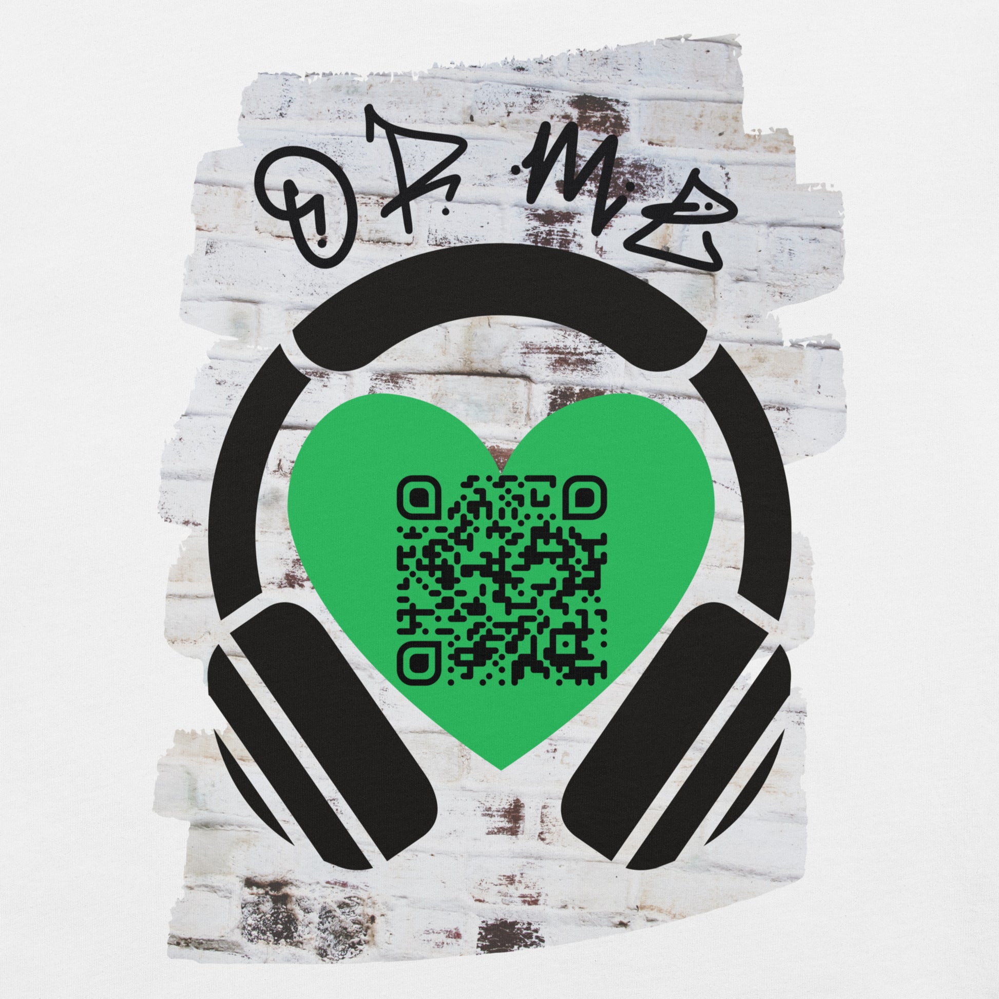 Music Sharing QR Code T-Shirt – Share Your Playlist!