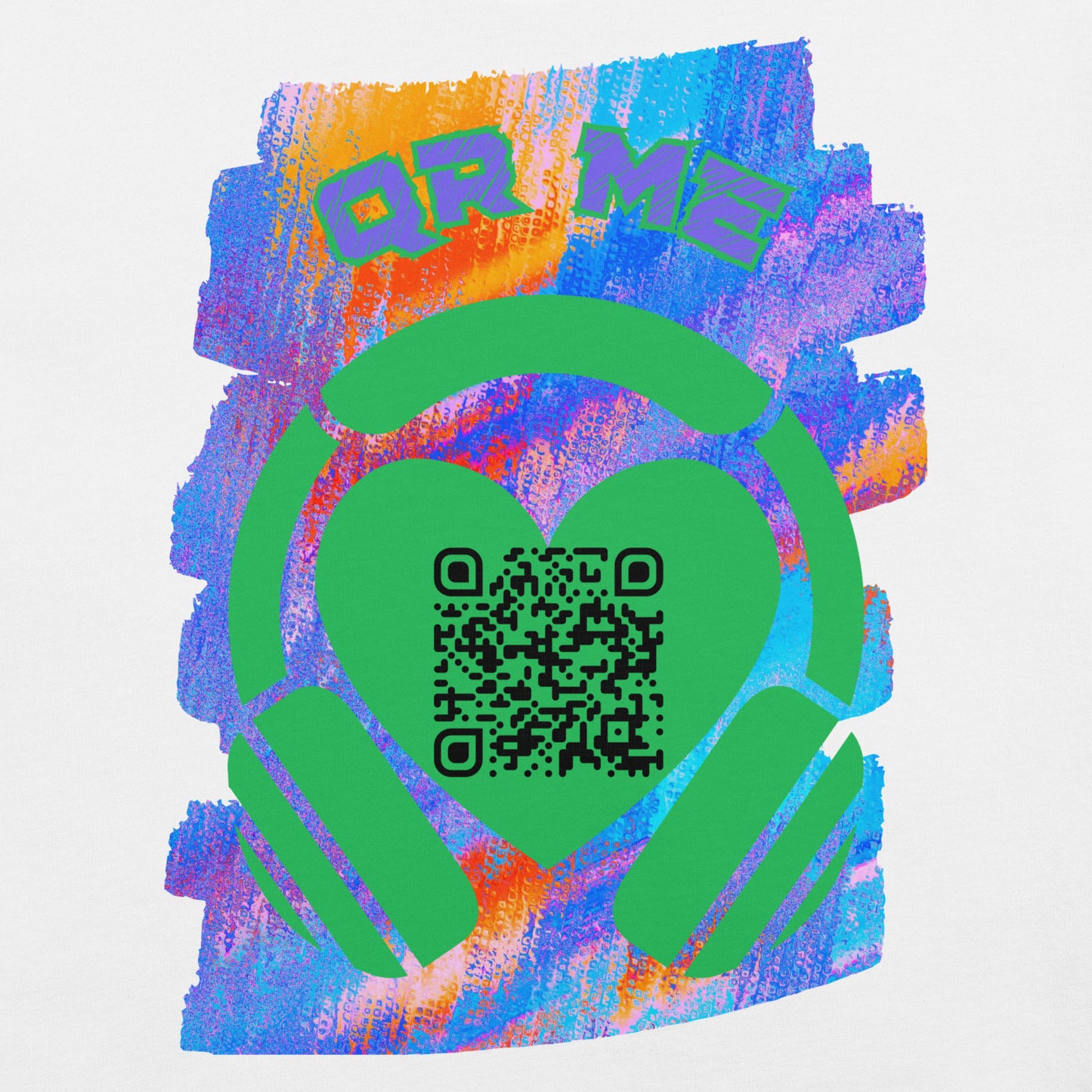 No.1 Music Fan QR Code T-Shirt – Share Your Playlist