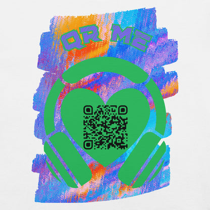 No.1 Music Fan QR Code T-Shirt – Share Your Playlist