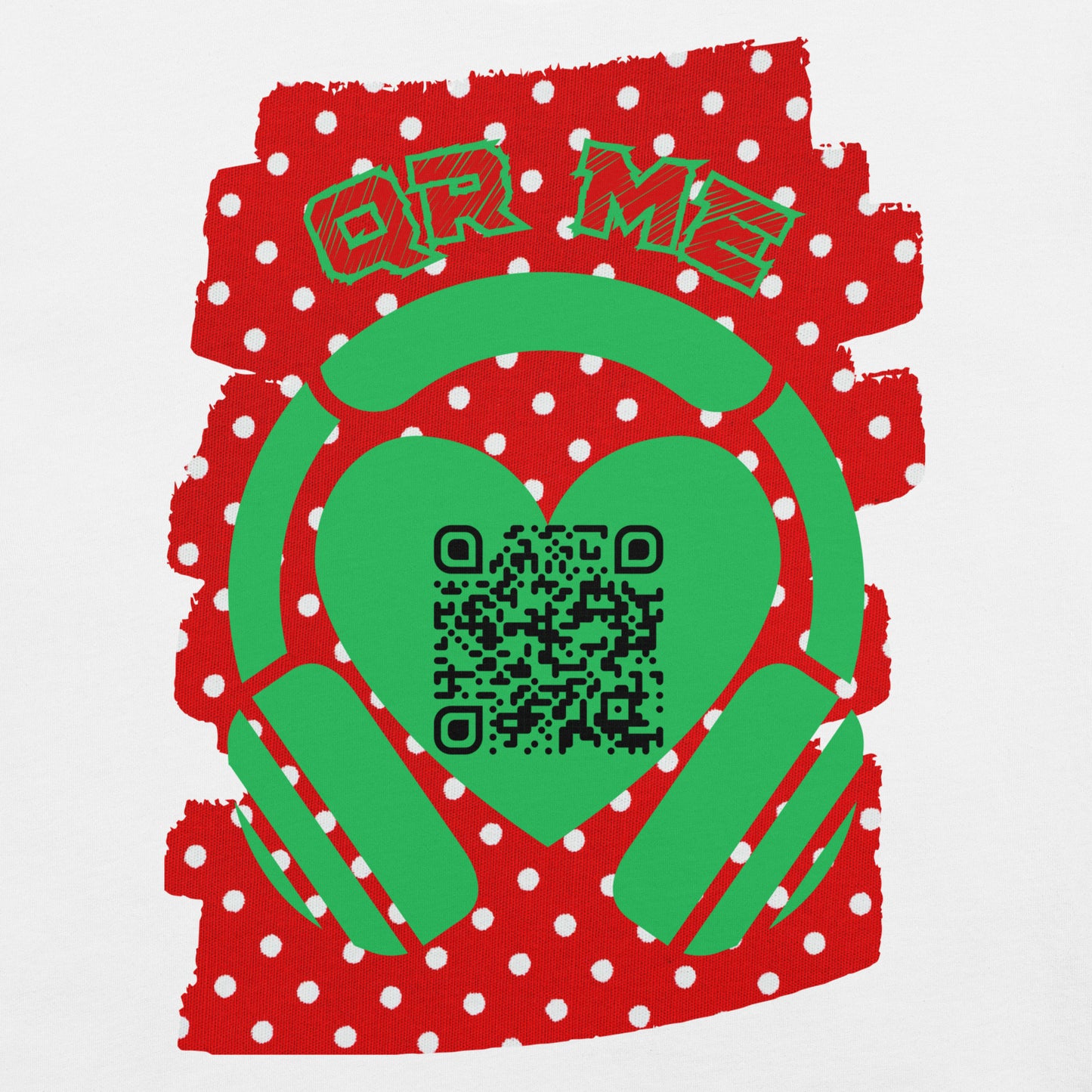 R&B QR Code T-shirt – Share Your Spotify Playlists