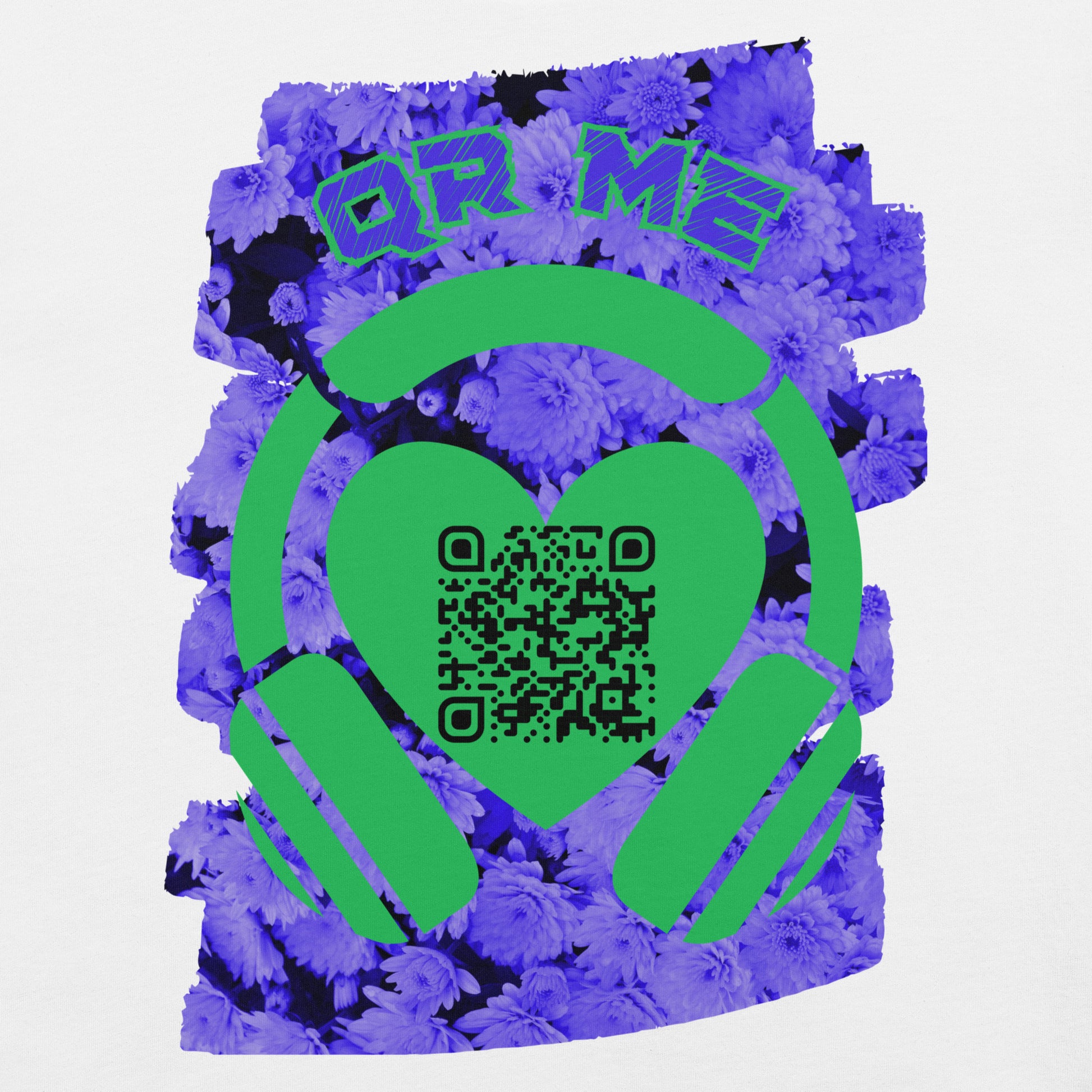 Fruits Music QR Code T-shirt – Share Your Spotify Vibes