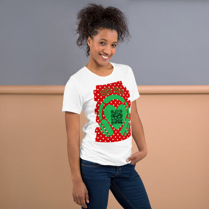 R&B QR Code T-shirt – Share Your Spotify Playlists