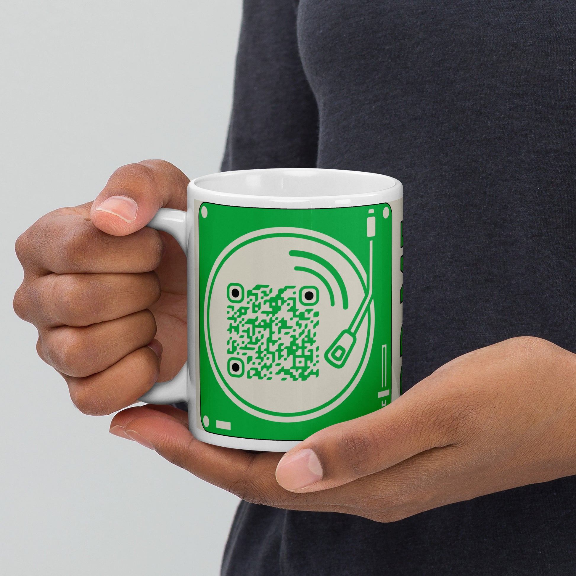 Music lovers Personalized QR Code Coffee mug-QR GEAR STORE