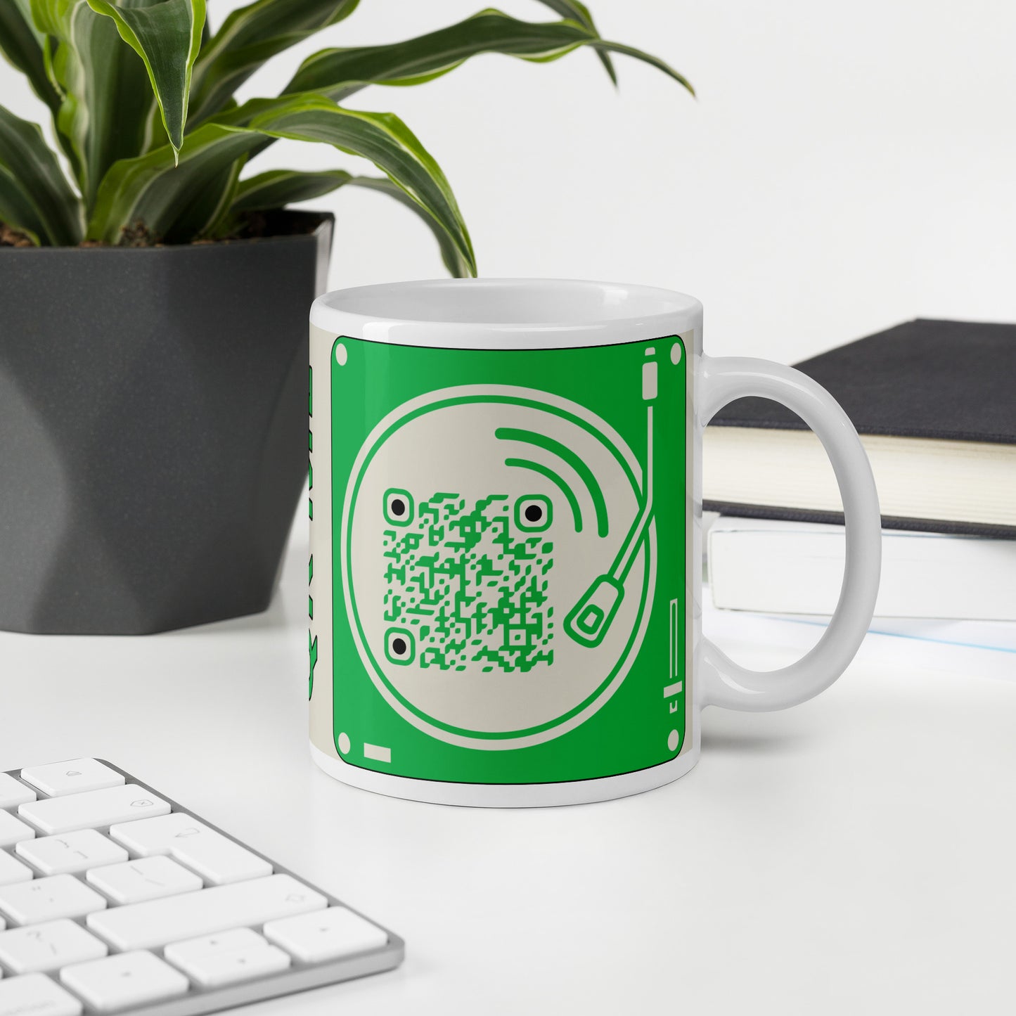 Music lovers Personalized QR Code Coffee mug-QR GEAR STORE