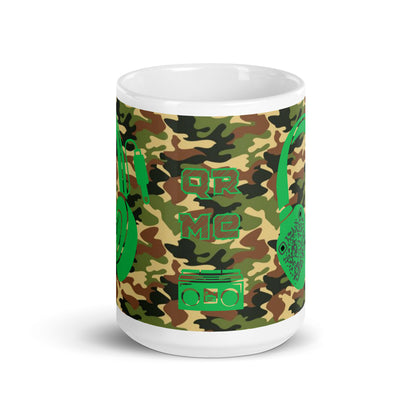 Personalized Camouflage QR Code Mug – Music Sharing Made Easy