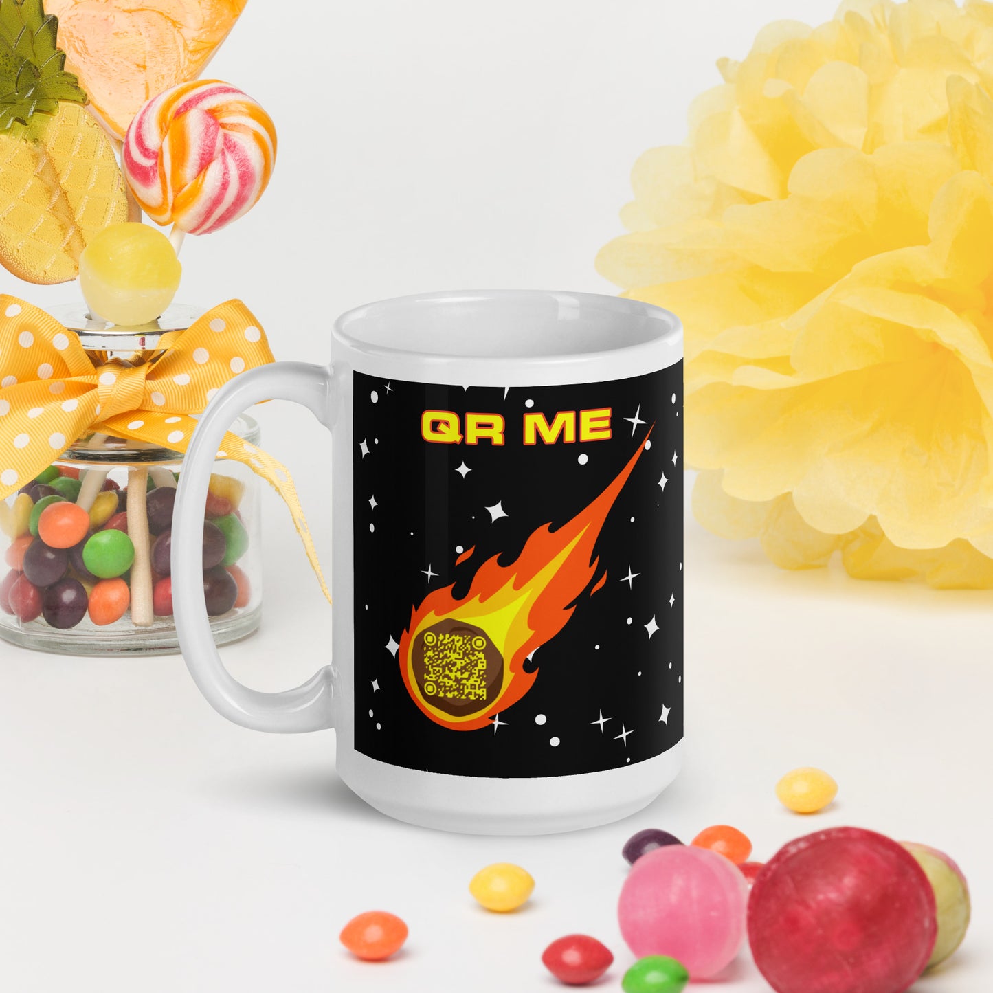 Galactic Gear Personalized QR Code mug