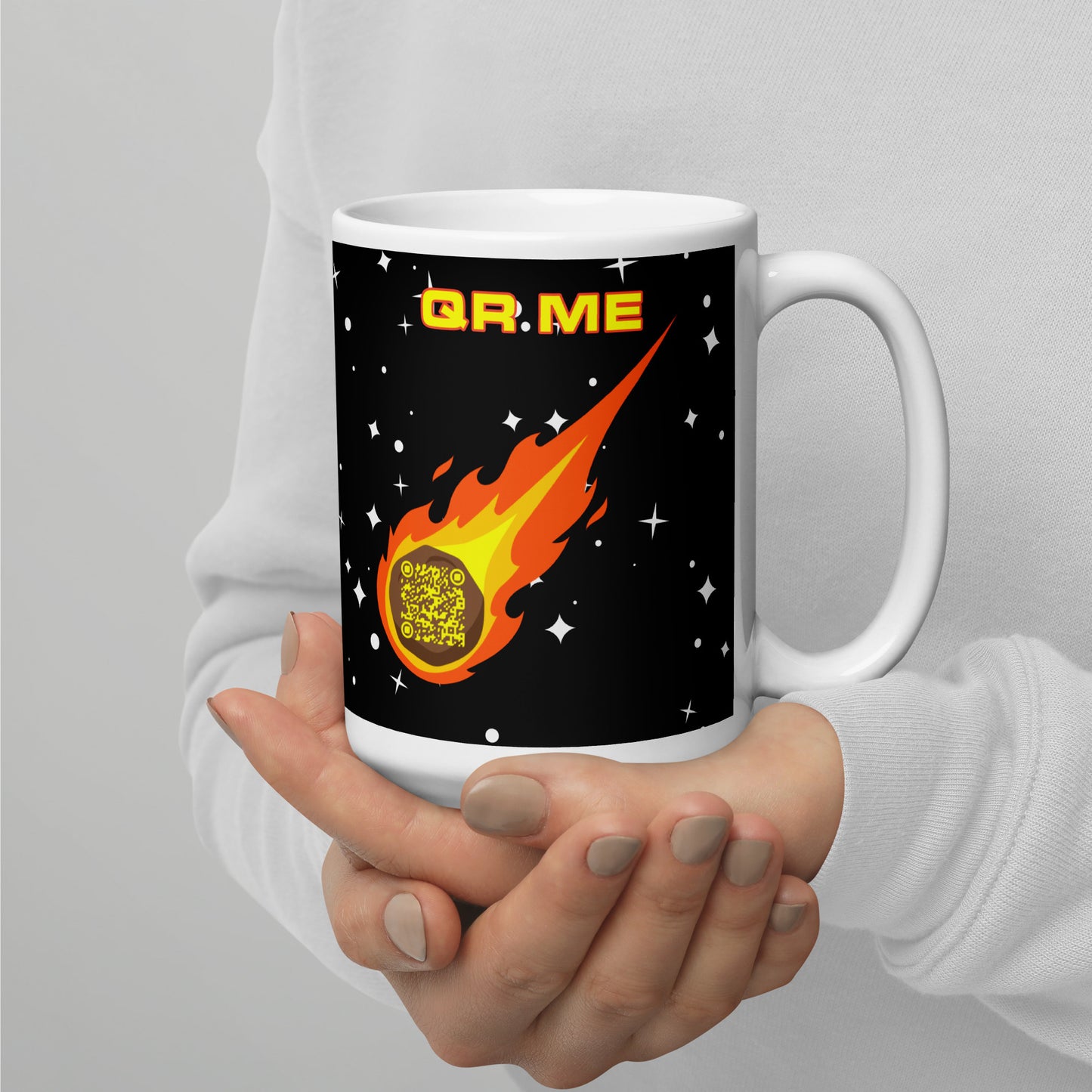 Galactic Gear Personalized QR Code mug