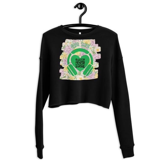 Viva Latino Cropped Sweatshirt – Share Your Spotify Playlist with a QR Code