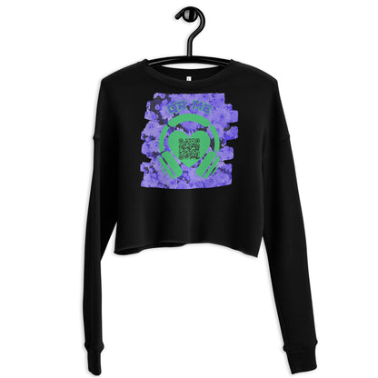 FruitsMusic Cropped Sweatshirt – Share the Top Spotify Playlist with your QR Code