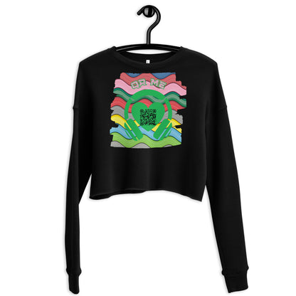 RapCaviar Cropped Sweatshirt – Share Your Spotify Playlist with a QR Code