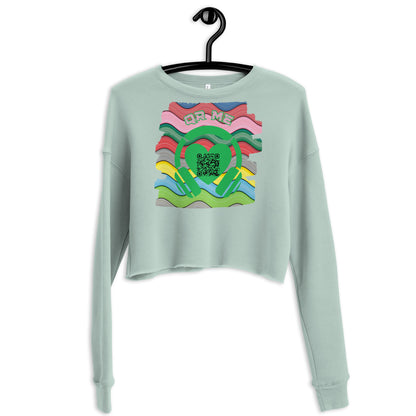 RapCaviar Cropped Sweatshirt – Share Your Spotify Playlist with a QR Code