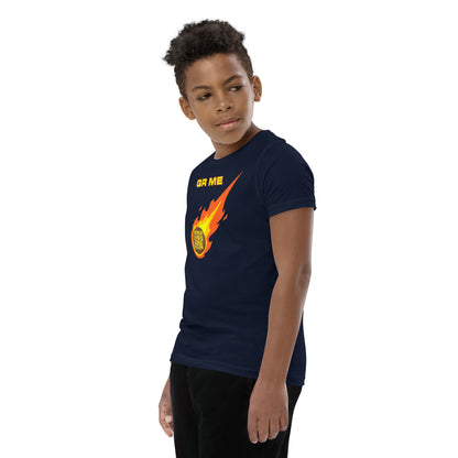 Astro Cool Personalized QR Code Youth T-Shirt-QR GEAR STORE