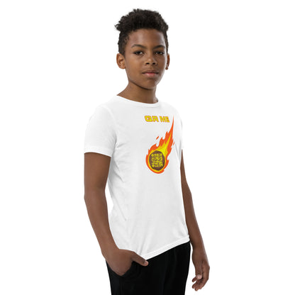 Astro Cool Personalized QR Code Youth T-Shirt-QR GEAR STORE